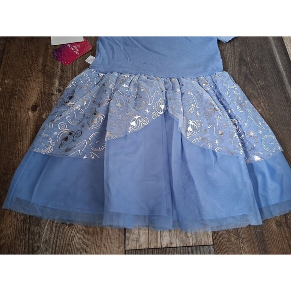 NEW! Disney Princess Cinderella Cosplay Sweater Dress, Size Small 6/6X - Picture 7 of 11
